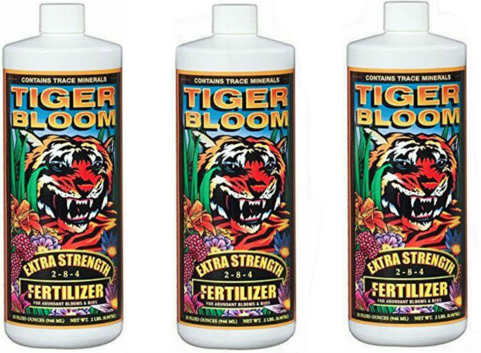 Fox Farm 790225 Qt Tiger Bloom Extra Strength Fertilizer 3pk